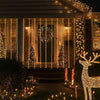200‑LED Curtain Fairy Lights – 8‑Mode Warm White String with Timer - Elf Express