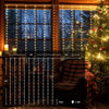 200‑LED Curtain Fairy Lights – 8‑Mode Warm White String with Timer - Elf Express