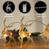 3D Reindeer String Lights – 1.5 m / 3 m Battery‑Operated LED - Elf Express
