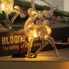 3D Reindeer String Lights – 1.5 m / 3 m Battery‑Operated LED - Elf Express