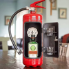 Fire Extinguisher Mini Bar Wine Cabinet – Novelty Liquor Storage Box & Home Bar Decoration, Firefighter Gift