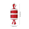 BIG Red & White Lollipop Candy Cane Tree Ornaments - Elf Express