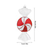 BIG Red & White Lollipop Candy Cane Tree Ornaments - Elf Express
