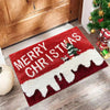 Christmas Plaid Welcome Door Mat – Waterproof Non‑Slip Entrance Rug - Elf Express