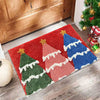 Christmas Plaid Welcome Door Mat – Waterproof Non‑Slip Entrance Rug - Elf Express