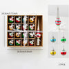 Glass Christmas Ornament Set – Santa, Snowman, Gingerbread, House, Stocking, Candy & Tree Hanging Decorations - Elf Express