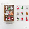 Glass Christmas Ornament Set – Santa, Snowman, Gingerbread, House, Stocking, Candy & Tree Hanging Decorations - Elf Express