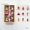 Glass Christmas Ornament Set – Santa, Snowman, Gingerbread, House, Stocking, Candy & Tree Hanging Decorations - Elf Express