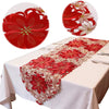 Christmas Embroidered Table Runner 176x38cm