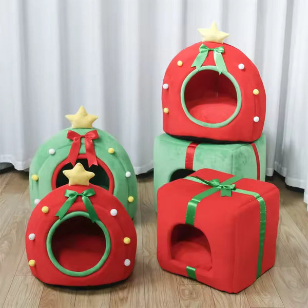 Warm and Soft Christmas Dog/Cat house