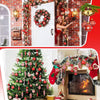 6‑Piece Christmas Lollipop & Candy Cane Ornament Set – Red and White Tree Hanging Decorations