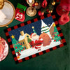 Christmas Dining Table Dish Placemats - Linen, Non Slip