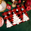 Christmas Dining Table Dish Placemats - Linen, Non Slip