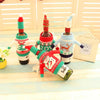 Knitted Christmas Wine Bottle Covers – Festive Sweater Sets for Holiday - Elf Express