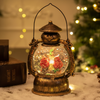 Christmas Snow Globe Lantern Music Box – LED Lighted Decorative Night Lamp & Holiday Gift.