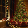 LED Climbing Santa Ladder Lamp - Indoor/Outdoor Christmas Light Ornament - Elf Express