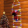 LED Climbing Santa Ladder Lamp - Indoor/Outdoor Christmas Light Ornament - Elf Express
